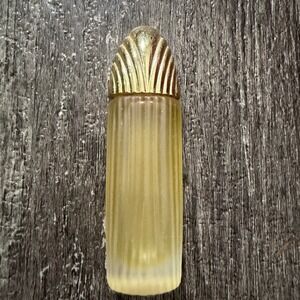 Henry Dunay Sabi Parfum‎ Women 4ml 0.14oz Gold Fan Frosted Miniature Vintage